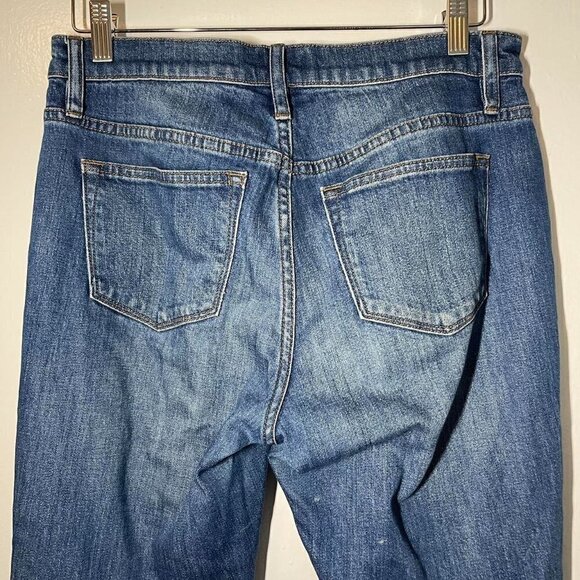 J. Crew Slim Broken in boyfriend jean with chewed hems size 26 - Picture 7 of 11